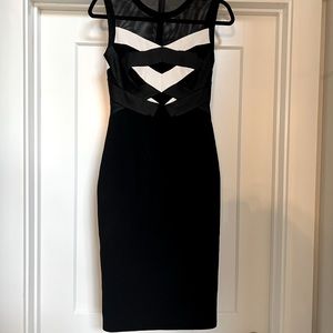 Cocktail Dress Satin Stripes